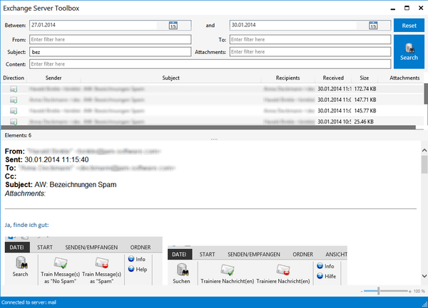 exchange mail archiver