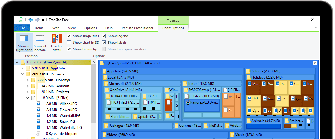 treeSize for windows 7 32 bit